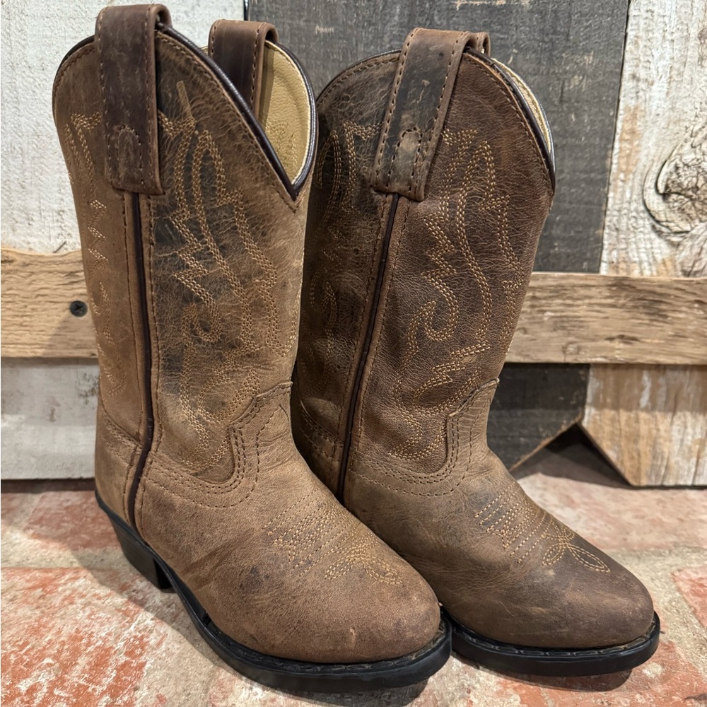CODY JAMES CHILDREN'S ROUND TOE WESTERN BOOTS SIZE 9